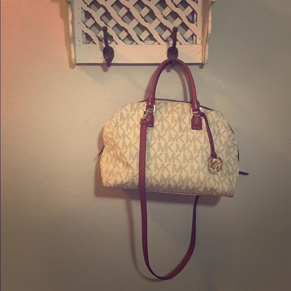 MK Creme Handbag